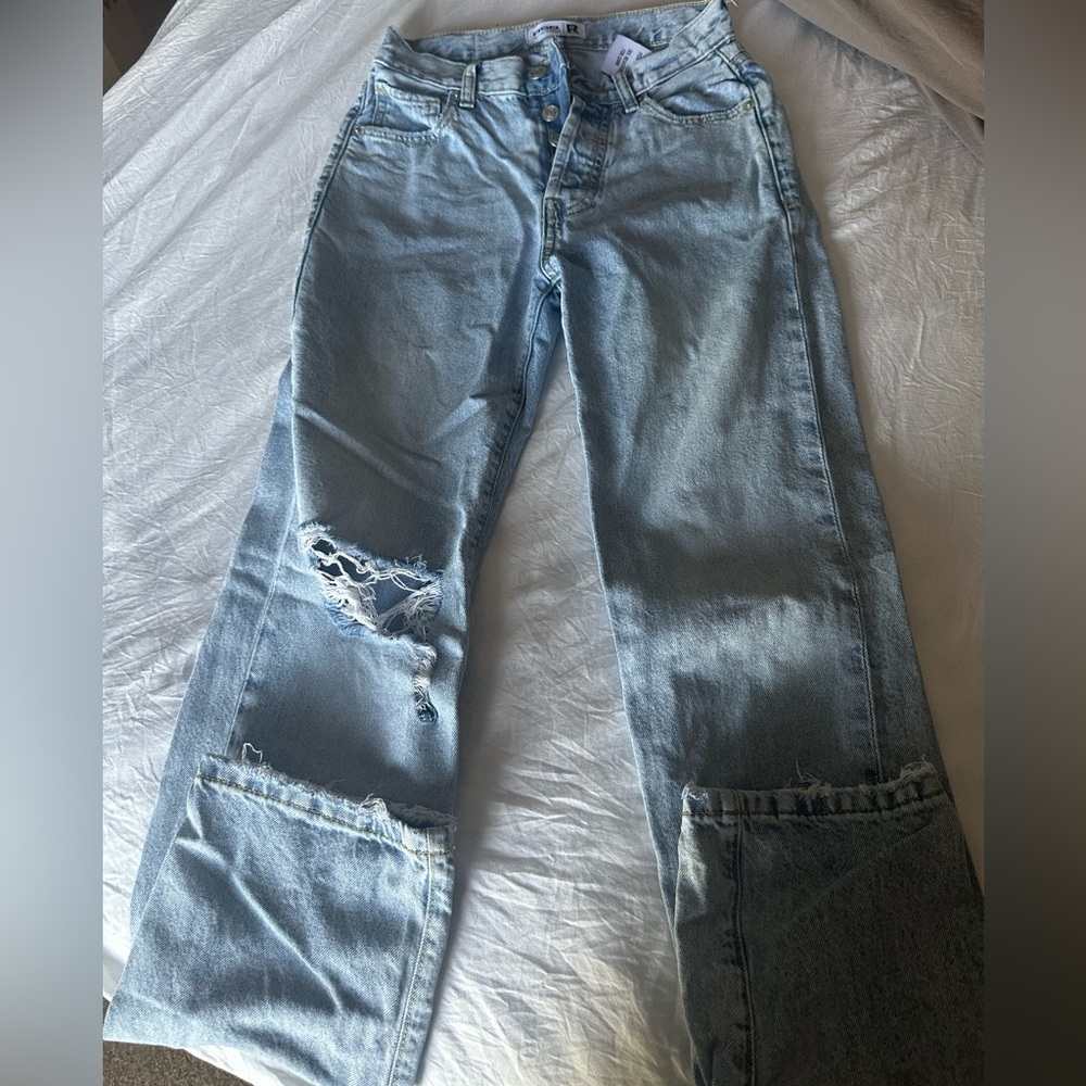 ASOS women’s Light Blue Relaxed Jeans